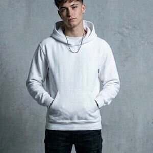 OAK NYC White fleece Hoodie Sweater 100% Cotton size XS